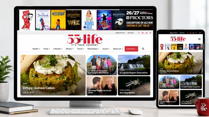 55+ Life website