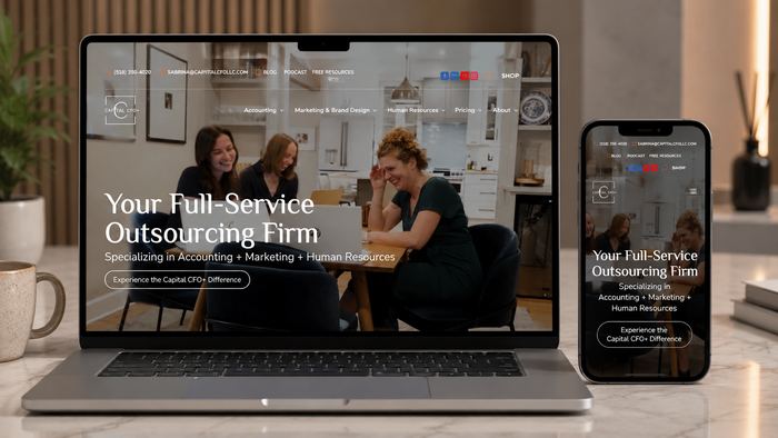 Capital CFO+ website