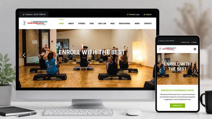 Montecchia Performance Center website