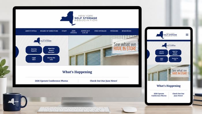 NYSSA Self Storage website